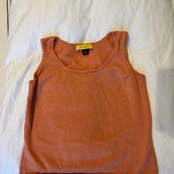 St. John Tops - St. John Vibrant Orange Tank Top
